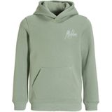 Malelions hoodie Split met logo groen