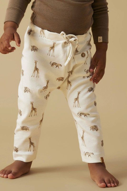 LIL' ATELIER BABY casual broek wit