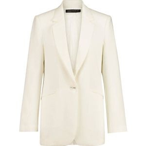 Expresso rechtvallende blazer wit