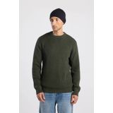 America Today trui rib gebreid groen