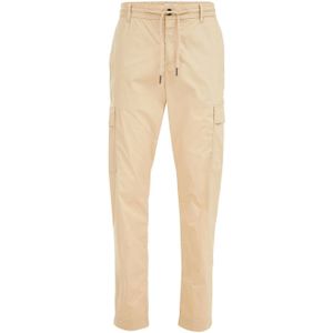 WE Fashion tapered fit cargo broek sand