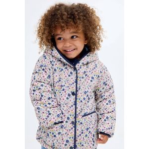 Mango Kids gewatteerde jas winter ecru