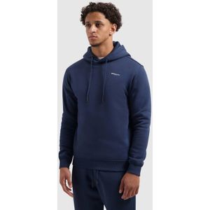 Ballin Amsterdam - Zig Zag Logo Hoodie - Navy - Heren Regular Fit Sweater