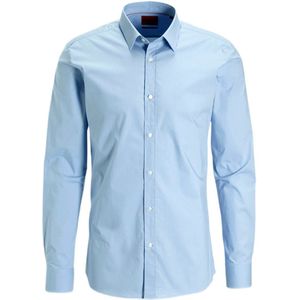 HUGO super slim fit overhemd ELISHA02 light/pastel blue