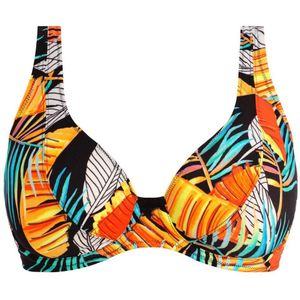 Freya niet-voorgevormde beugel bikinitop Samba Nights zwart/geel/oranje