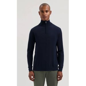 Dstrezzed - Gebreide Trui - Donkerblauw - 100% Wol