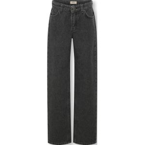 KIDS ONLY GIRL wide leg high waist wide leg jeans black denim