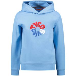 TYGO & vito hoodie Hamza met logo lichtblauw/multi