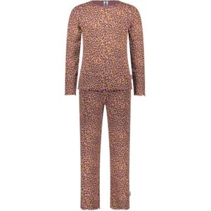 B.Nosy pyjama B. a SLEEP met dierenprint bruin/roze