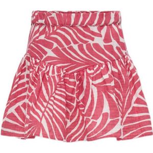 KIDS ONLY GIRL skort KOGTHYRA MEXICANA met all over print donkerroze/wit