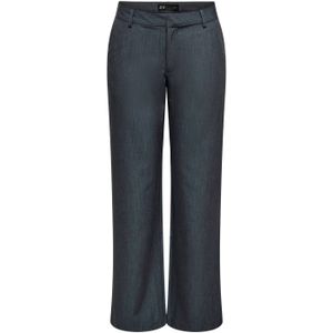 JDY wide leg regular waist casual broek antraciet