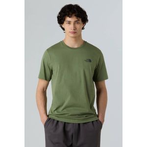 The North Face - Mountain Sketch SS Tee - T-shirt - Groen - 100% Katoen