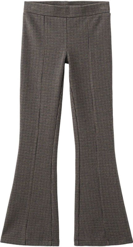 Mango Kids casual flared broek bruin