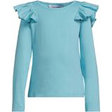 Anytime - Longsleeve - Lichtblauw - Met Ruches