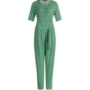 Betty Barclay jumpsuit met all over print green/blue