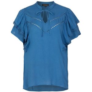 G-maxx blousetop Cecile blauw