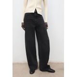 Mango wide leg jeans grey denim