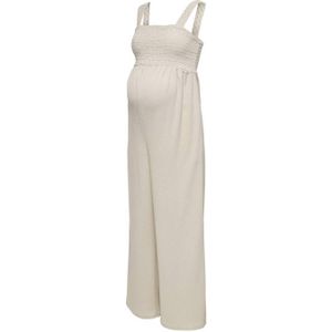 ONLY MATERNITY zwangerschapsjumpsuit OLMELISE beige