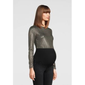 ONLY MATERNITY zwangerschapstop glimmend zilver