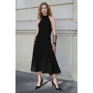 Mango A-lijn jurk zwart