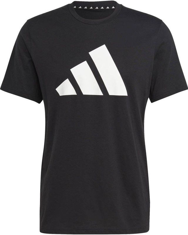 adidas Performance sportshirt zwart/wit