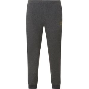 Charles Colby gemêleerde loose fit joggingbroek BARON KIP Plus Size donkergrijs