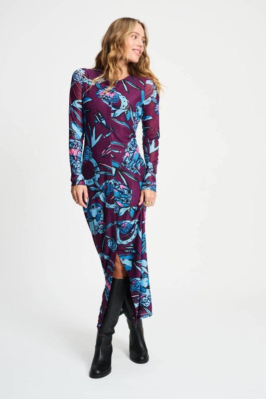 POM Amsterdam - Maxi Jurk - Paars