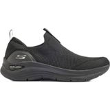 Skechers slip-on sneakers zwart