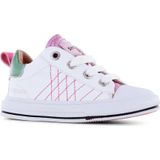 Shoesme leren sneakers wit/roze