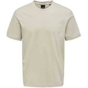 ONLY & SONS regular fit T-shirt beige