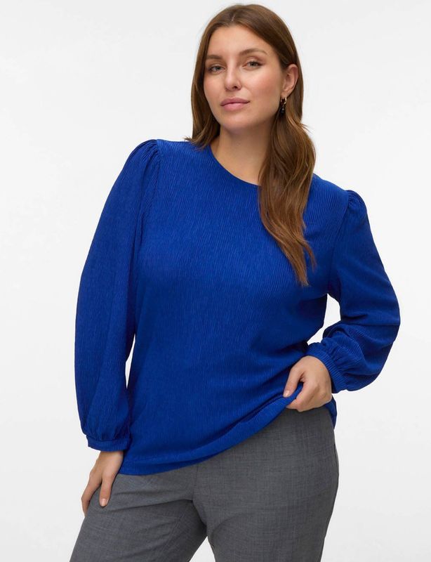VERO MODA CURVE - Blousetop - Blauw