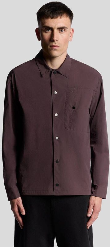 Lyle & Scott - Crinkle Nylon Pocket - Overhemd - Bruin