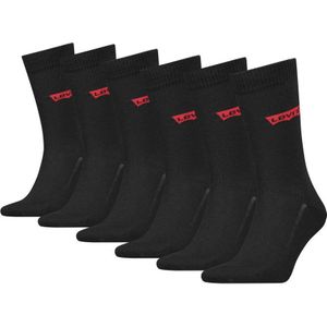 Levi's sokken met logo - set van 6 zwart