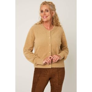 gardeur cardigan camel gebreid