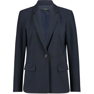 Claudia Sträter jersey getailleerde blazer marine