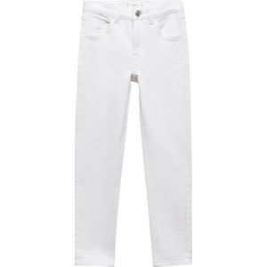 Mango Kids slim fit jeans wit