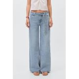 MANGO TEEN - Jeans - Wide Leg Pasvorm - Regular Waist - 100% Katoen