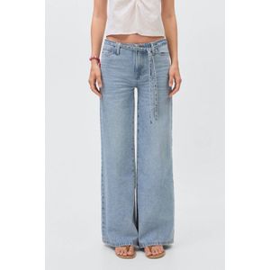 MANGO TEEN - Jeans - Wide Leg Pasvorm - Regular Waist - 100% Katoen