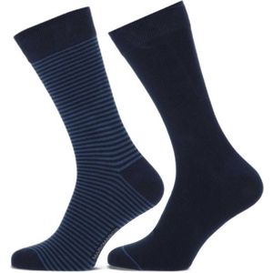 Marcmarcs sokken Arthur met print - set van 2 donkerblauw