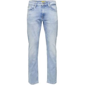 ONLY & SONS regular fit jeans ONSWEFT light blue denim