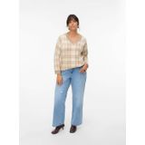 Vmcgold - Gebreide Pullover - V-Hals - Lange Mouwen - Regular Fit