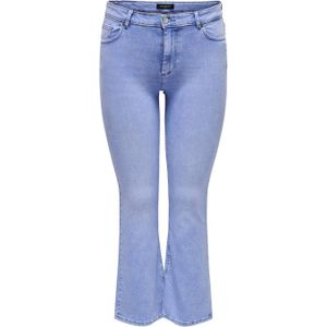 ONLY CARMAKOMA flared jeans CARWILLY light blue denim