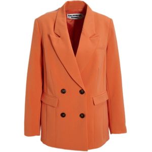 Colourful Rebel rechtvallende blazer Rikki oranje