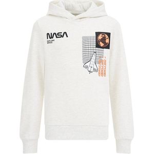 WE Fashion hoodie met backprint wit