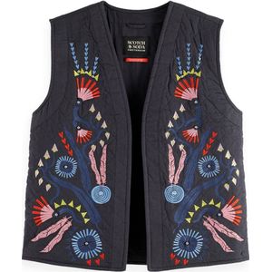 Scotch & Soda gilet donkerblauw