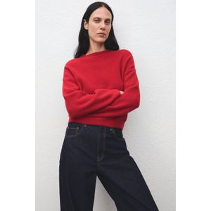 Mango gebreide trui rood