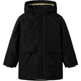 Name It - NKMMARLOW PARKA JACKET - Parka - Zwart - Met Capuchon