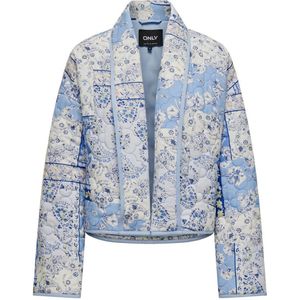 ONLY jasje ONLALLY met all over print blauw/ creme