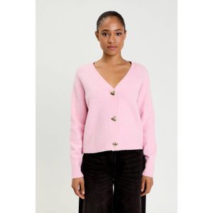 Cache Cache gebreid vest lichtroze