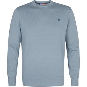Timberland - Fijn Gebreide Pullover - Lichtblauw - Katoen
